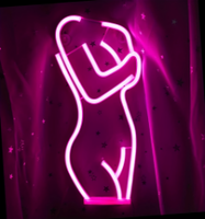 Lampe murale LED néon pour chaussures, alimentée par USB, rose, pour la maison, le commerce de détail, les centres commerciaux