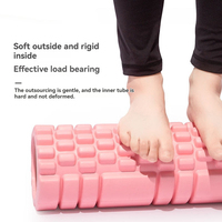 Rodillo de Espuma Ecológico e Inodoro con Diseño de Puntos Flotantes para Masaje Profundo, Relajación Muscular y Alta Resiliencia, Accesorio de Yoga
