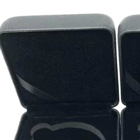 Medalx du fabricant 45MM or pièce commémorative boîte-cadeau boîte en fer en cuir PU pour emballage de badge boîtes à bijoux élégantes