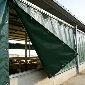 Bâches personnalisées en tricot tissé imperméable 550 g/m² enduites de PVC, résistantes à l'abrasion et anti-déchirure pour fermes avicoles - Product Image 4