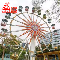 Grande Roue de Parc Urbain Extérieure, 30m/42m/46m, en Acier, Certifiée CE