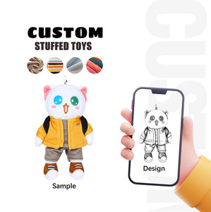 Móc khó<span class=keywords><strong>a</strong></span> thú nhồi bông có logo tùy chỉnh, đồ chơi thú nhồi bông mềm mại dễ thương, móc khó<span class=keywords><strong>a</strong></span> túi xách, móc khó<span class=keywords><strong>a</strong></span> hình thú - Product Image 1