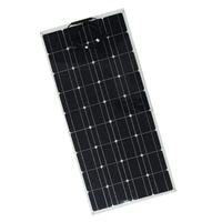 Module solaire monocristallin flexible léger et facile à transporter 50w 100w 200w 300w 400w 450w 500w pour bateau, voiture, balcon