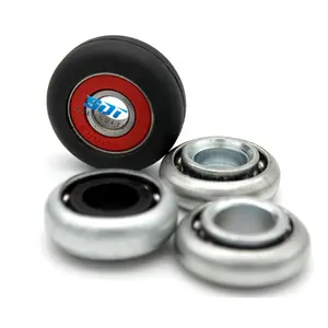 Plastic Nylon Pulley Sliding Gate Wheel Guide Roller Bearing Wheel With Stainless Steel Bearing