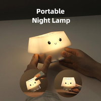 Lampe de table de bureau moderne à LED DC en ABS, nouveauté, pour la décoration intérieure, avec protection oculaire, intensité réglable et rechargeable par USB, vente en gros