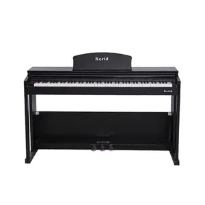 Oem 맞춤형 듀얼 보이스 디지털 피아노 88 키 디지털 3 페달 뮤지컬 블랙 전자 피아노