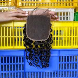 Proveedor de cabello Guangzhou 6 por 6 5*5 Cierre Hd, 4*4 8x8 Cierre de encaje transparente, 8 pulgadas 4*4 Cierre de encaje - Product Image 2