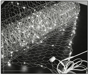 Guirnalda de Luces <span class=keywords><strong>LED</strong></span> con Diseño de Malla para Decoración Navideña en Exteriores - Product Image 5