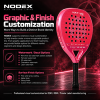 Raquette de padel professionnelle OEM ODM 2027, forme goutte d'eau, carbone composite intégral, surface 3D Spin, noyau EVA, fabricant de marque personnalisée