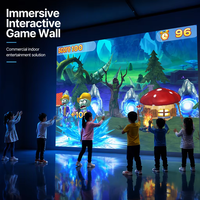 Système de divertissement interactif mural par projection tactile pour enfants, écoles et centres commerciaux