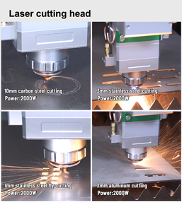 High-Speed 1500W/2000W/3000W Metall-Faserlaser-Schneidemaschine 1530, 3000 x 1500 mm Lasermaschine zum Metallschneiden - Product Image 2