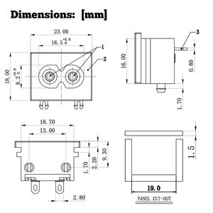 <span class=keywords><strong>Prise</strong></span> SCART LZ-8-1S1 IEC60320 C8 à contact en cuivre, certifiée CCC, 2,5A 250V AC, à fixation rapide, noire, pour masseur de pieds et appareil de drainage des graisses - Product Image 6