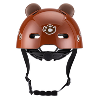 Casque de vélo pour tout-petits en forme d'ours 3D mignon, certifié CPSC EN1078, réglable, pour skateboard, trottinette, enfants, garçons, filles
