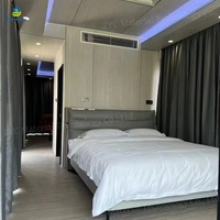Mini-maison capsule modulaire en acier de luxe moderne, 20 pieds 40 pieds, modèle Apple House de Chine, pour usage commercial ou résidentiel (bureau ou habitation)