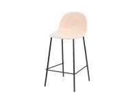 Tabouret de comptoir en polypropylène à dossier bas (PC-108)