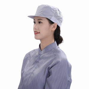 หมวกกราฟีนป้องกันไฟฟ้าสถิต |   หมวกตาข่ายระบายอากาศ 70gsm สีเทา ป้องกันไฟฟ้าสถิตย์ สำหรับงานอาหาร ผู้ผลิต OEM รับผลิตหมวกอาหารแบบ OEM พร้อมโลโก้ส่วนตัว - Product Image 1