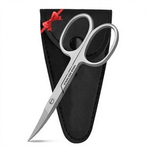 OEM ODM Customized Logo Service Beauty Curved Sharp Lightweight Rust Resistant Stainless Steel Right-Handed <b>Cuticle</b> <b>Scissors</b> - Product Image 1