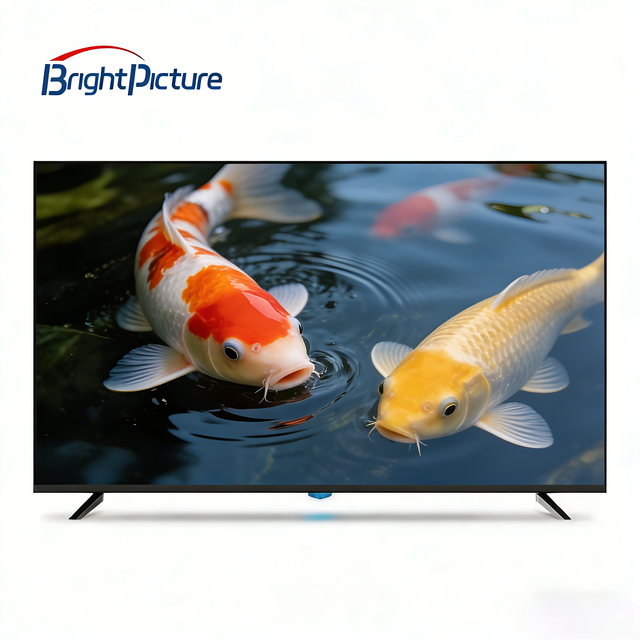 Wholesale 43-80 Inch QLED Smart Android TV Custom Logo Full HD 4K Refresh Rate HDR10 5000cd Brightness 1-Year Warranty