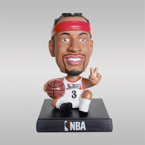 Statuetta <span class=keywords><strong>Bobble</strong></span> <span class=keywords><strong>Head</strong></span> Personalizzata di Stelle del Basket e del Calcio, Kobe Curry Jordan James, Figurina in PVC per Auto CE - Product Image 6