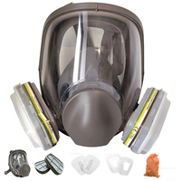Respirateur facial complet réutilisable CF6800 certifié CE pour la protection contre les gaz acides organiques et inorganiques, l'ammoniac – Vente directe usine