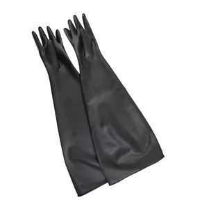 Guantes Industriales de Látex para Caja de Trabajo, Guantes Químicos de 32 Pulgadas de Largo, Flexibles, Lisos, Directo de Fábrica, Impermeables, para Caja Seca - Product Image 1