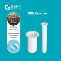 Crucible d'évaporation PBN non mouillant formé par CVD, récipient source MBE pour le dépôt de métaux élémentaires dans les systèmes UHV