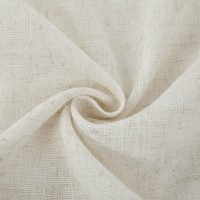 Nouvelle tendance moderne S pli lin rideau transparent croix flammé texture rideau transparent tissu lin pour chambres d'hôtel maison salon