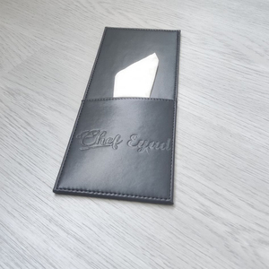 Juego de Cubiertos de Cuero PU con Soporte Personalizado para Cuchara y Tenedor, Bolsa de Cuero para Cubiertos - Product Image 1