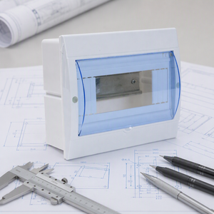 Boîtier de disjoncteur <span class=keywords><strong>électrique</strong></span> <span class=keywords><strong>en</strong></span> plastique 6-8 voies, boîte de distribution <span class=keywords><strong>électrique</strong></span> domestique universelle <span class=keywords><strong>pour</strong></span> montage <span class=keywords><strong>en</strong></span> <span class=keywords><strong>saillie</strong></span> et encastré - Product Image 1