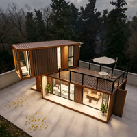 Conteneur de style professionnel personnalisable, respirant, à structure en acier, design carré moderne, garantie 1 an pour la maison et le bureau