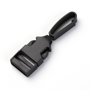 Plastic <b>Clip</b> Buckle 20mm Black Durable Strap Connector For Bags - Product Image 2