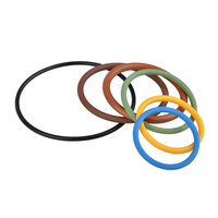 Haute température étanche résistant à la pression rond rouge et blanc Silicone joint torique anneau en caoutchouc anneau en silicone