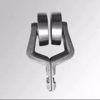 Chaîne de convoyeur aérien automatique à poutre en I X458 et chariot pour ligne de peinture en poudre