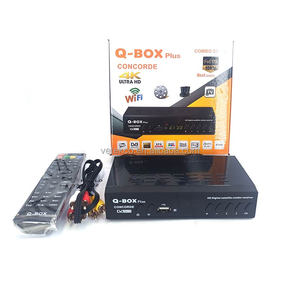 Vetek nhà máy 1080P TOP T2 S2 <span class=keywords><strong>Combo</strong></span> Bộ giải mã với miễn phí để không khí 168 mét Kích thước Set Top <span class=keywords><strong>Box</strong></span> DVB T2 với T2 hộp <span class=keywords><strong>Q</strong></span> hộp Concorde DVB T2 S2 - Product Image 3