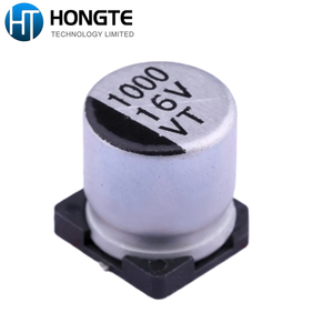 ตัวเก็บประจุแบบอิเล็กโทรไลต์อะลูมิเนียมแบบติดตั้งบนพื้นผิว VT1C102M1010 16V 1000uF ตัวเก็บประจุแบบ SMD สำหรับวงจรจ่ายไฟ - Product Image 1