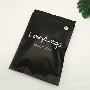 Sacs d'emballage Doypack en aluminium noir mat avec fermeture éclair, pochettes refermables en Mylar pour stockage alimentaire - Product Image 2