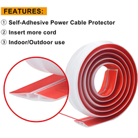 Kit de protection souple haute performance en caoutchouc, silicone et PVC auto-adhésif pour câbles et cordons de sol