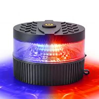 14 Modi Mehrfarbige Amberfarbene Kabellose Batterie-USB-Lade-LED-Warnleuchte 12V 24V Notfall-Stroboskop-Warnsignallampe für LKW und PKW