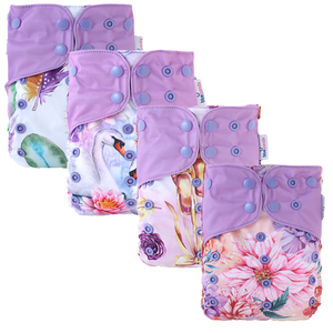 <span class=keywords><strong>Couche</strong></span> lavable réutilisable à double soufflet personnalisable pour bébé, taille unique - Product Image 2