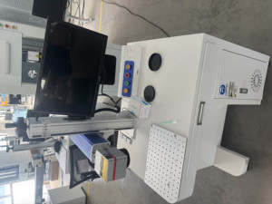 100W Optical Fiber Laser Marking <b>Machine</b> Air Cooling Carbon Stainless Steel Aluminium Plastic Acrylic Metal - Product Image 5
