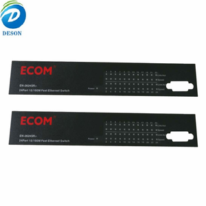 Deson pelat wajah pelapis grafis tampilan kaca Panel akrilik non-taktil sirkuit fleksibel kustom beludru cetak terbalik - Product Image 3