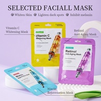 KORMESIC Vente en gros de marques privées OEM Masque facial à la vitamine C éclaircissant, rajeunissant, au rétinol, anti-âge