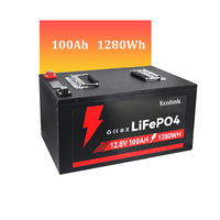 Paket Baterai Lithium LiFePO4 Solid State 12V 200Ah 300Ah 400Ah yang Dikustomisasi dengan BMS Terintegrasi Bersertifikasi CE untuk Sepeda Listrik & RV
