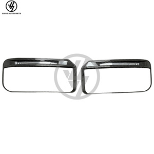 ชุดอัพเกรดฝาครอบไฟตัดหมอกคาร์บอนสไตล์ R พร้อมไฟ LED สำหรับ Mercedes Benz G63 W464 AMG G550 G500 รุ่น W464 G63 - Product Image 1