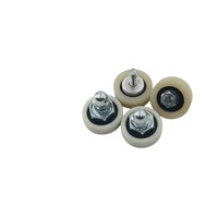 Roues excentriques de précision pour scies à table coulissantes, scies à panneaux, rouleaux de guidage en nylon avec roulements, accessoires pour machines à bois