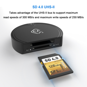 Dual-Khe Cắm Di Động USB 3.2 Gen 2 Cfexpress Loại B Đầu Đọc Thẻ Hỗ Trợ Thẻ SD UHS-II Cfexrepss Bên Ngoài Cài Đặt - Product Image 5