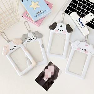 Porte-clés <span class=keywords><strong>photo</strong></span> <span class=keywords><strong>en</strong></span> acrylique de 3 pouces avec animaux de dessin animé mignons, porte-cartes <span class=keywords><strong>photo</strong></span> pour album Kpop, porte-cartes <span class=keywords><strong>d</strong></span>'affichage, porte-clés <span class=keywords><strong>photo</strong></span> - Product Image 1