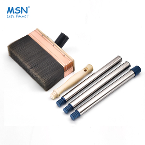 Pinceaux à peinture MSN Versatile Jobs 7,5 pouces en bois dur, 100 % filament SRT, avec virole en acier inoxydable - Product Image 4