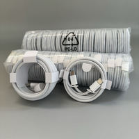 Câble de charge rapide USB-C vers Type-C tressé Macaron PD 240W en gros pour iPhone 17 16 15 Pro, câble de données Type-C 1M 2M