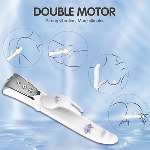 TOPARC OEM ODM actualización vibrador punto G clítoris impermeable silicona consolador colorido lindo vibrador empuje juguete sexual - Product Image 2